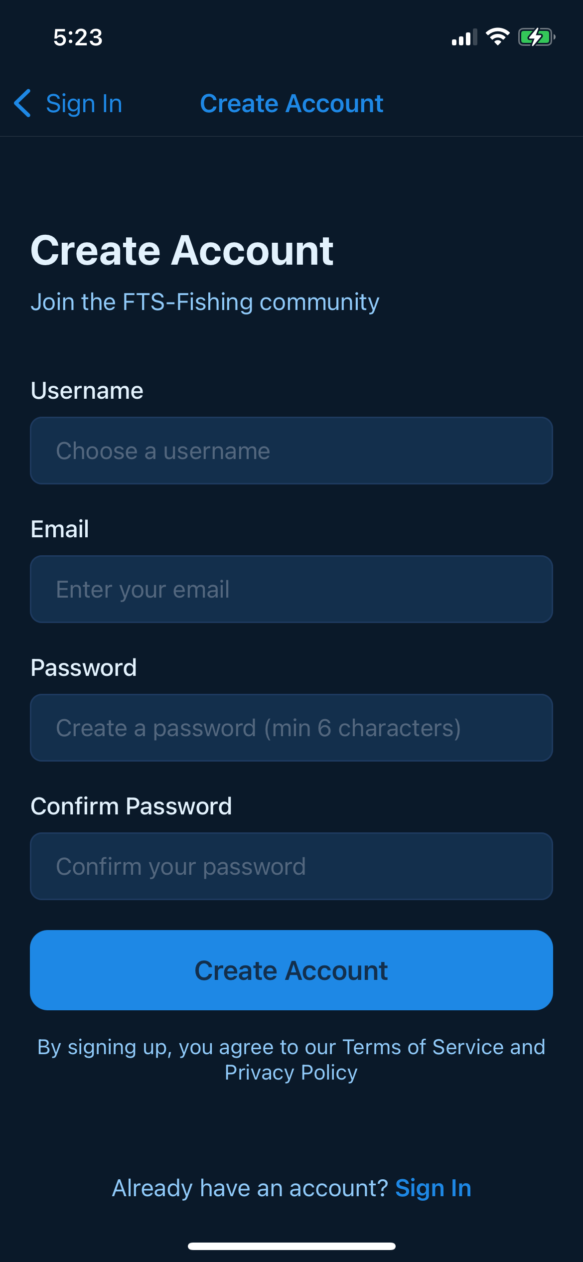 FTS Fishing App Screenshot 11