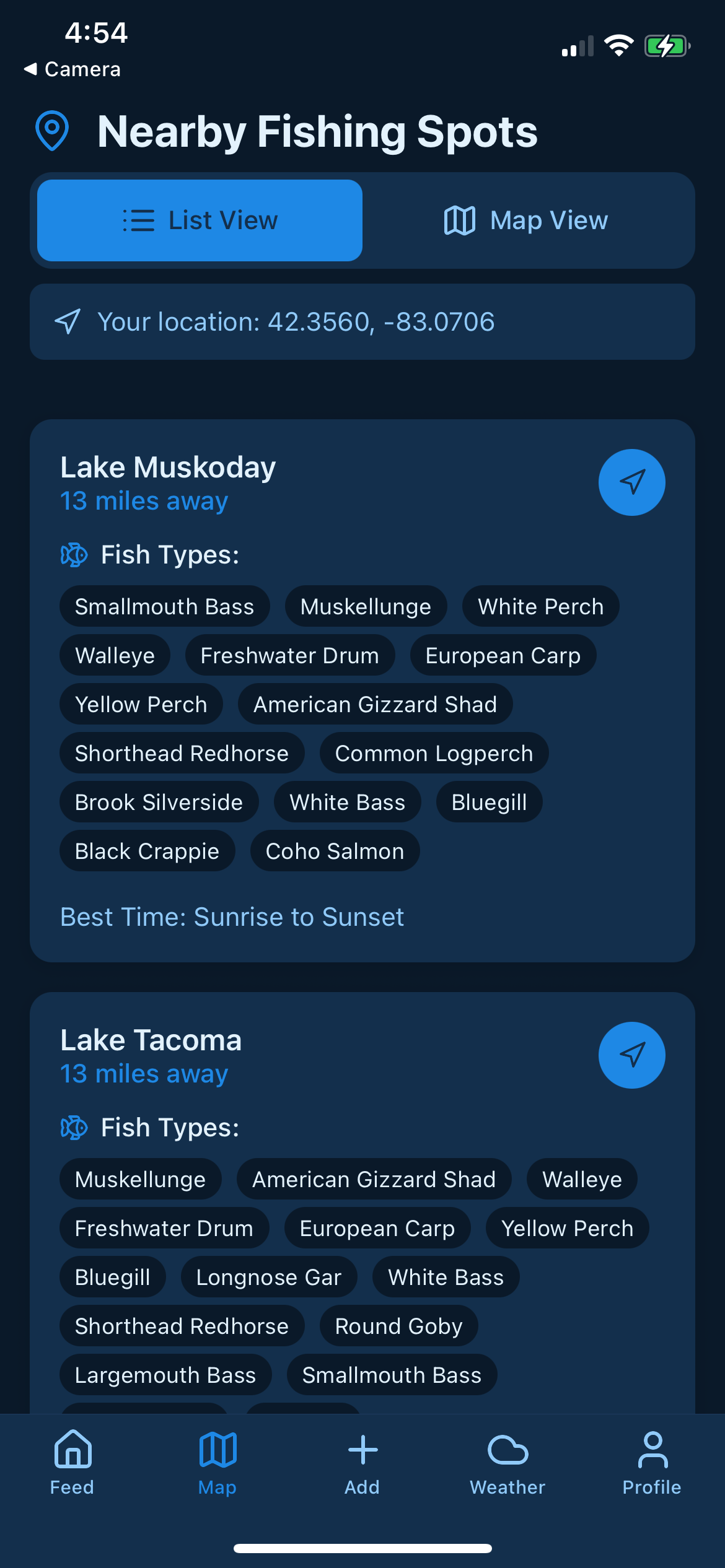 FTS Fishing App Screenshot 7